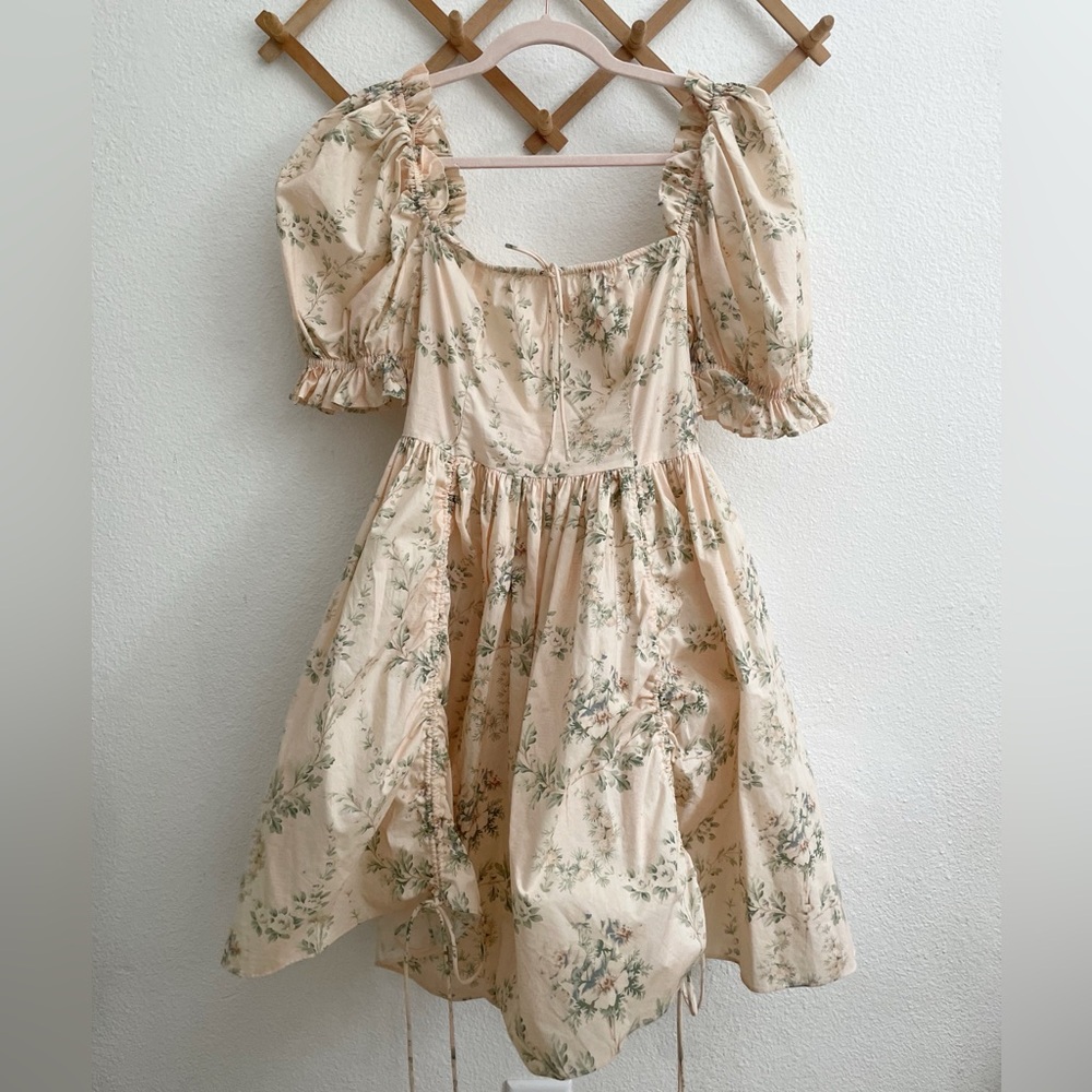 Selkie Puff-Sleeve Romantics Mini Dress